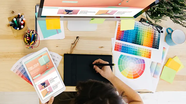 La palette di colori